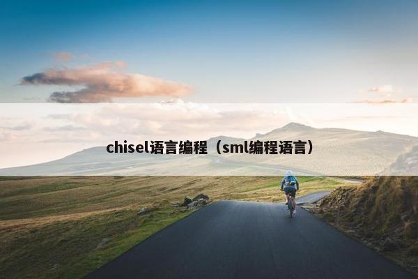 chisel语言编程（sml编程语言）
