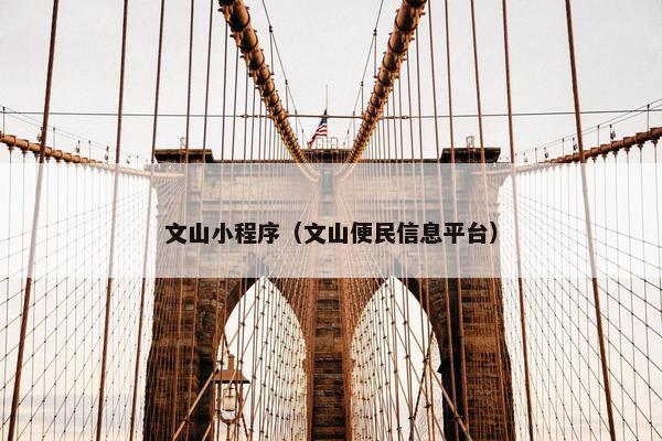 文山小程序（文山便民信息平台）