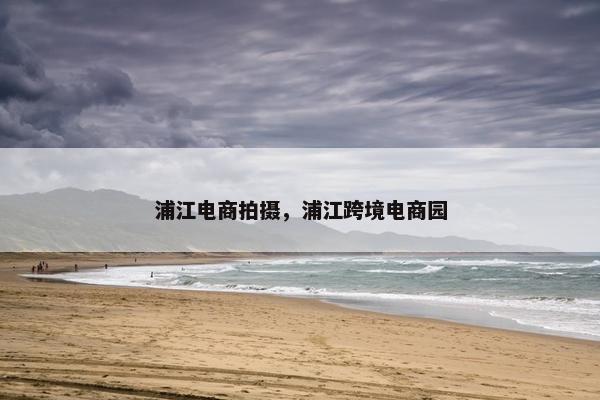 浦江电商拍摄，浦江跨境电商园