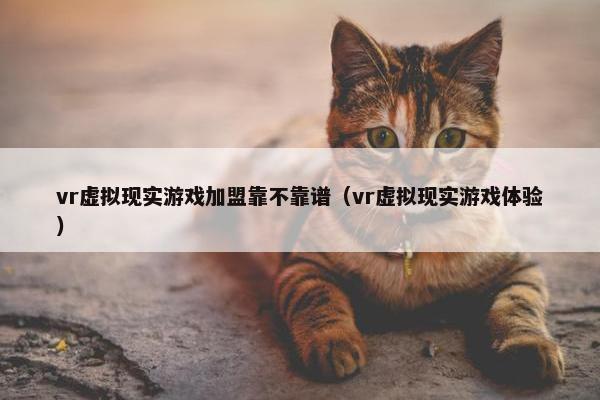 vr虚拟现实游戏加盟靠不靠谱（vr虚拟现实游戏体验）