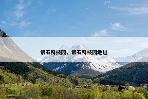 银石科技园，银石科技园地址