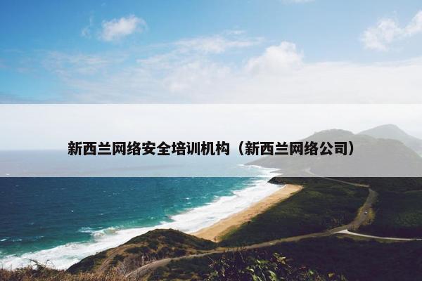 新西兰网络安全培训机构（新西兰网络公司）