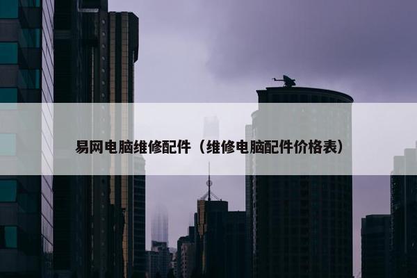 易网电脑维修配件（维修电脑配件价格表）