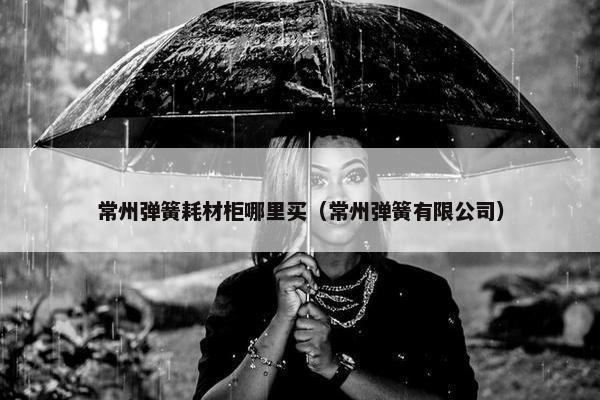 常州弹簧耗材柜哪里买（常州弹簧有限公司）