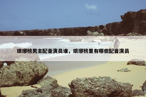 琅琊榜男主配音演员谁，琅琊榜里有哪些配音演员