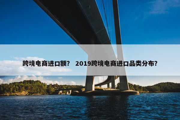 跨境电商进口额？ 2019跨境电商进口品类分布？