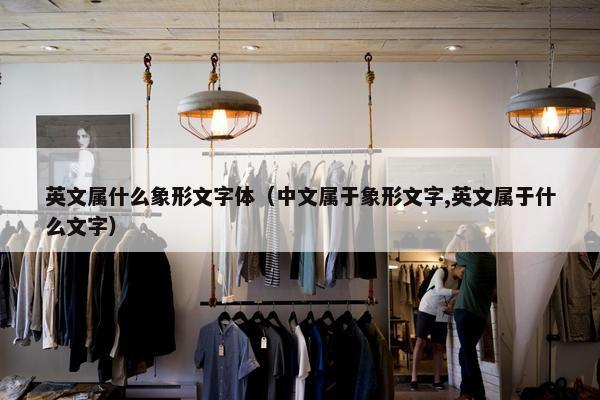 英文属什么象形文字体（中文属于象形文字,英文属于什么文字）