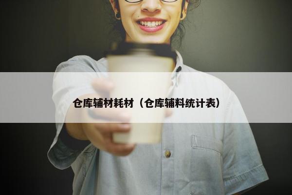 仓库辅材耗材（仓库辅料统计表）