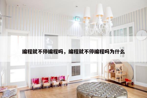 编程就不停编程吗，编程就不停编程吗为什么