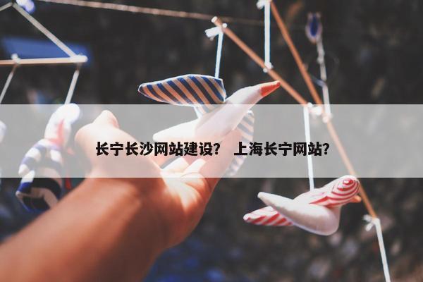长宁长沙网站建设？ 上海长宁网站？