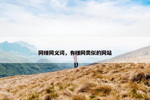 网赚同义词，有赚网类似的网站