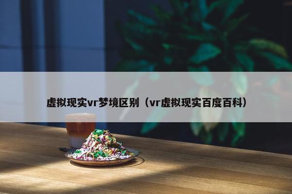 虚拟现实vr梦境区别（vr虚拟现实百度百科）