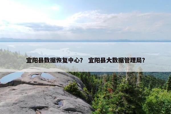 宜阳县数据恢复中心？ 宜阳县大数据管理局？