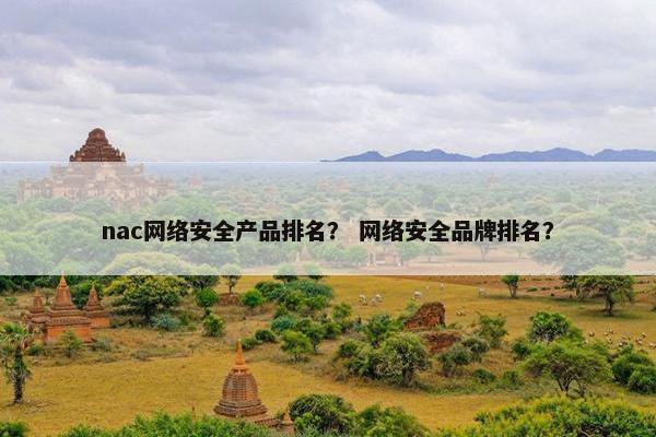 nac网络安全产品排名？ 网络安全品牌排名？