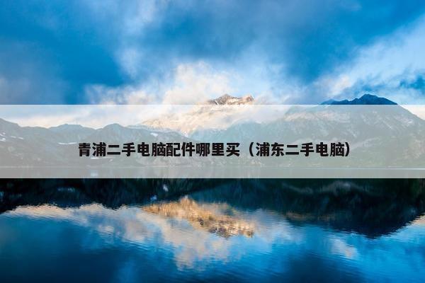 青浦二手电脑配件哪里买（浦东二手电脑）