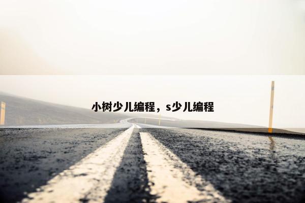 小树少儿编程，s少儿编程
