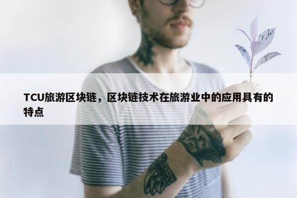 TCU旅游区块链，区块链技术在旅游业中的应用具有的特点