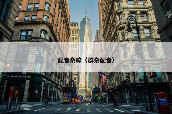 配音杂碎（群杂配音）