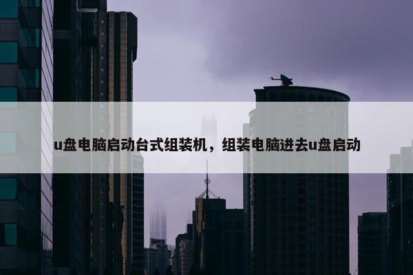 u盘电脑启动台式组装机，组装电脑进去u盘启动