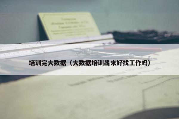 培训完大数据（大数据培训出来好找工作吗）