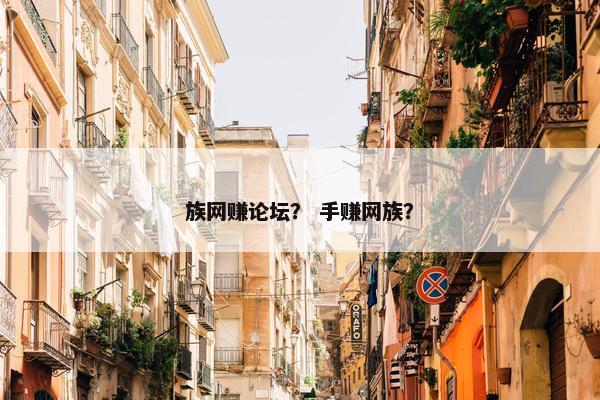 族网赚论坛？ 手赚网族？