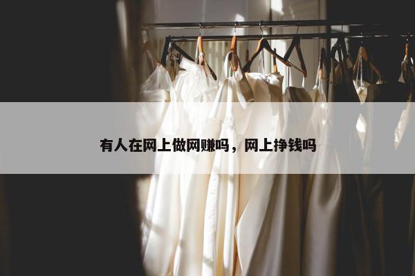 有人在网上做网赚吗，网上挣钱吗