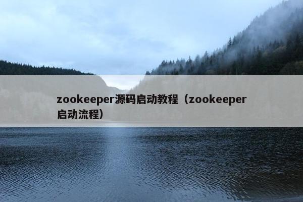 zookeeper源码启动教程（zookeeper启动流程）