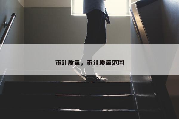 审计质量，审计质量范围
