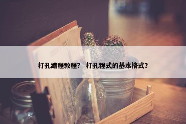 打孔编程教程？ 打孔程式的基本格式？