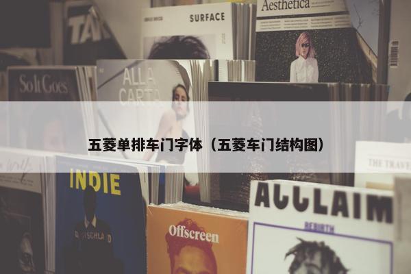 五菱单排车门字体（五菱车门结构图）