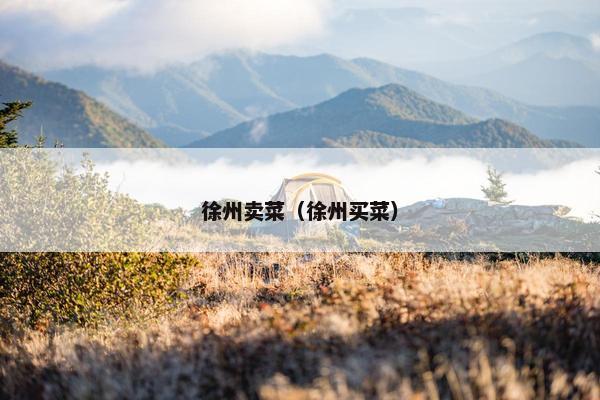 徐州卖菜（徐州买菜）