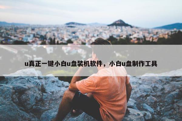 u真正一键小白u盘装机软件，小白u盘制作工具