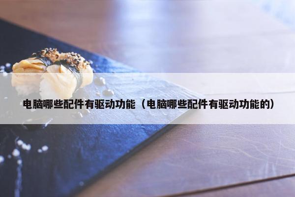 电脑哪些配件有驱动功能（电脑哪些配件有驱动功能的）
