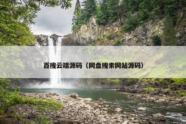 百搜云端源码（网盘搜索网站源码）