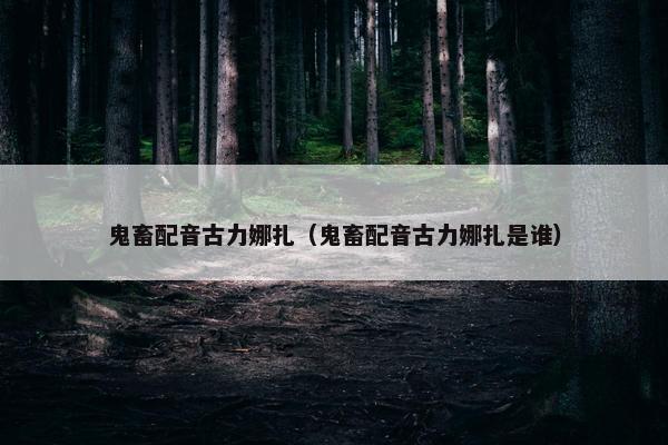 鬼畜配音古力娜扎（鬼畜配音古力娜扎是谁）