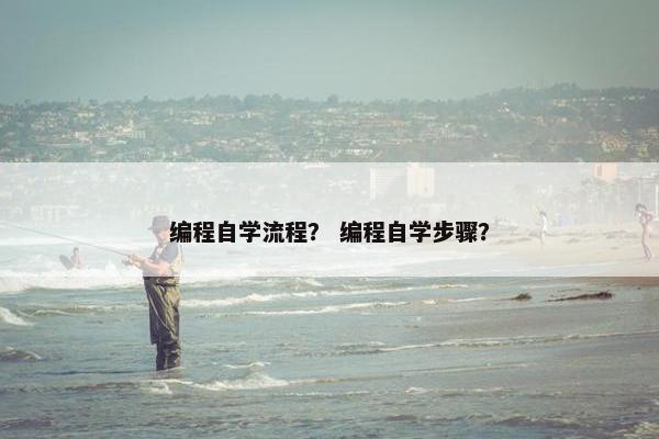 编程自学流程？ 编程自学步骤？