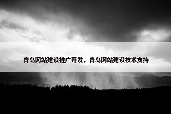 青岛网站建设推广开发，青岛网站建设技术支持
