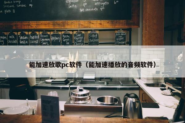 能加速放歌pc软件（能加速播放的音频软件）