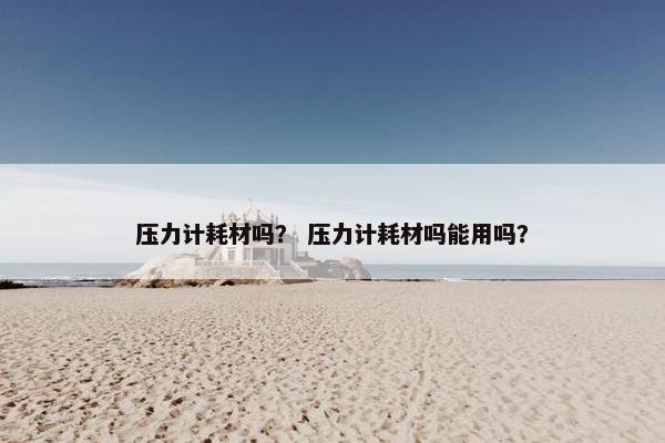 压力计耗材吗？ 压力计耗材吗能用吗？