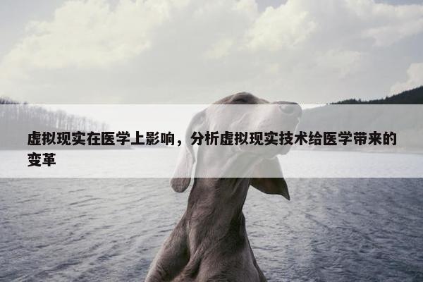 虚拟现实在医学上影响，分析虚拟现实技术给医学带来的变革