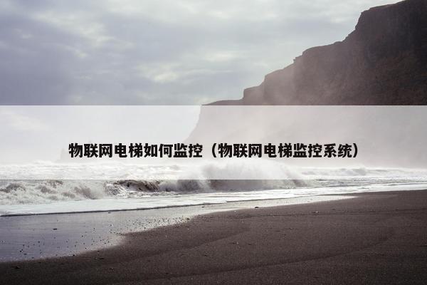 物联网电梯如何监控（物联网电梯监控系统）