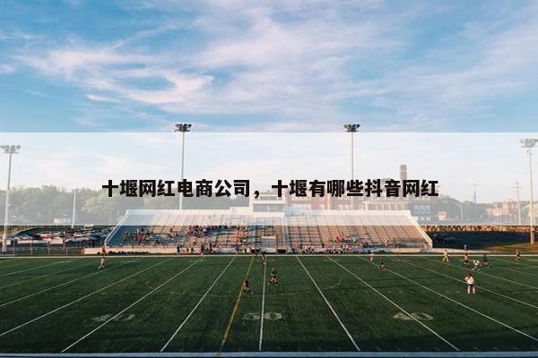 十堰网红电商公司，十堰有哪些抖音网红