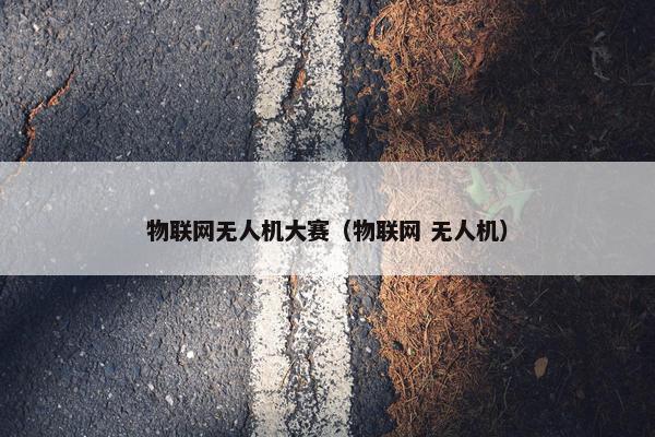 物联网无人机大赛（物联网 无人机）