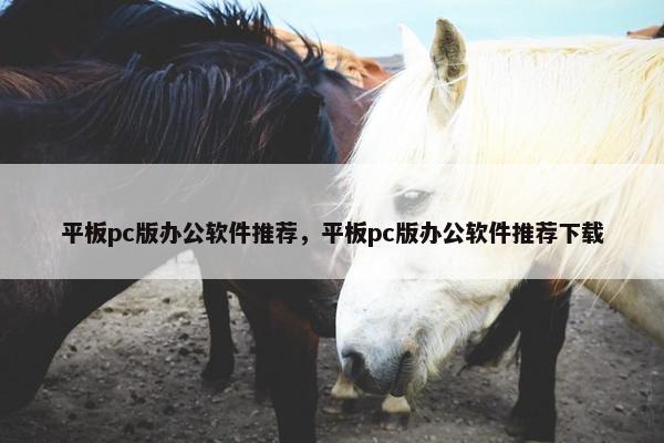 平板pc版办公软件推荐，平板pc版办公软件推荐下载