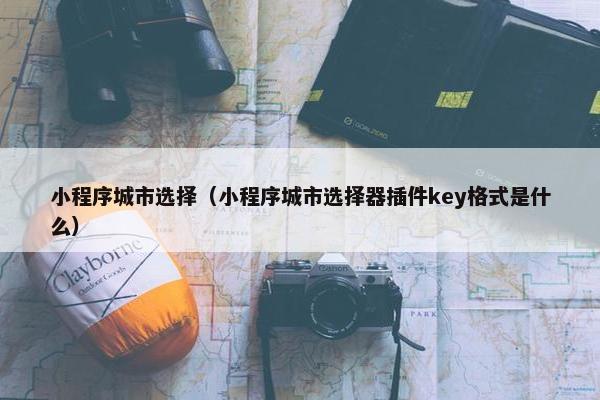 小程序城市选择（小程序城市选择器插件key格式是什么）