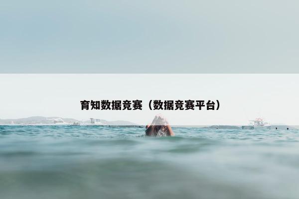育知数据竞赛（数据竞赛平台）