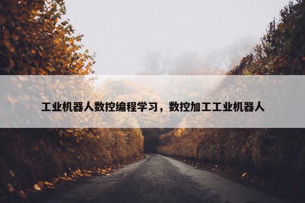 工业机器人数控编程学习，数控加工工业机器人