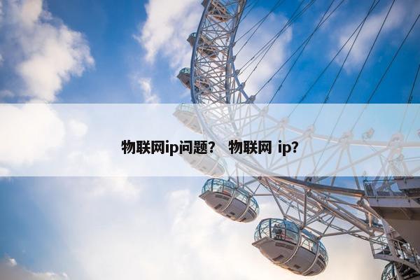 物联网ip问题？ 物联网 ip？