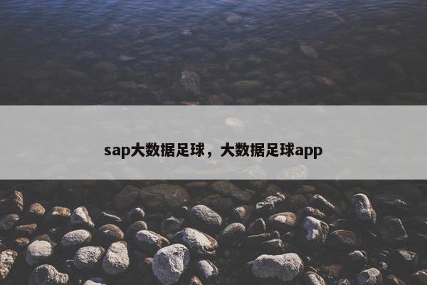 sap大数据足球，大数据足球app