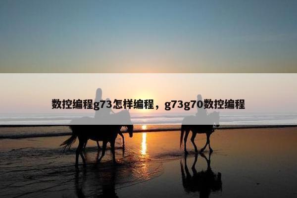 数控编程g73怎样编程，g73g70数控编程